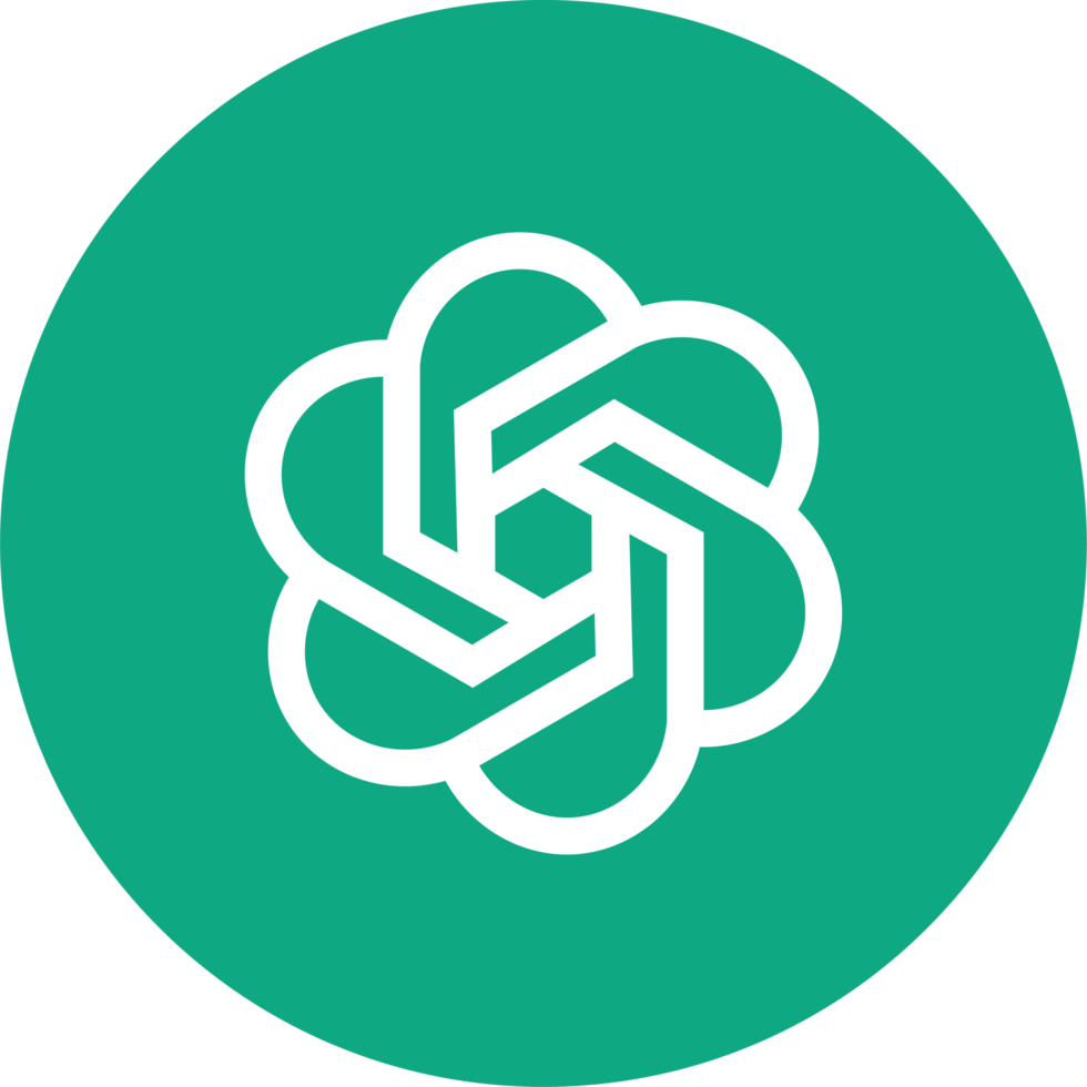 Logo de OpenAI - tecnología de inteligencia artificial